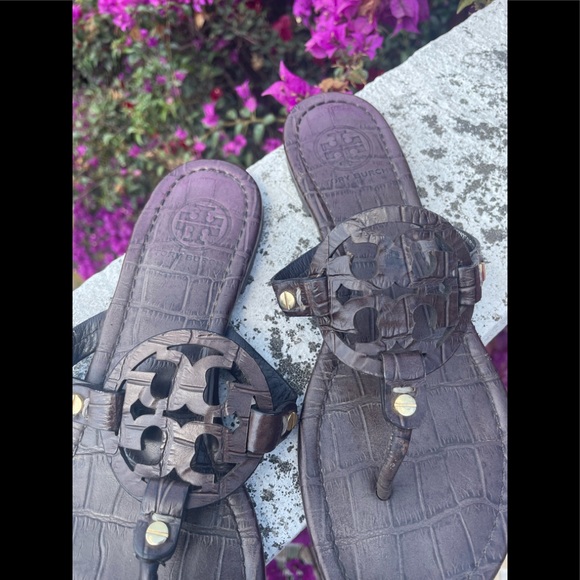 Tory Burch Miller Sandals. - Picture 10 of 12